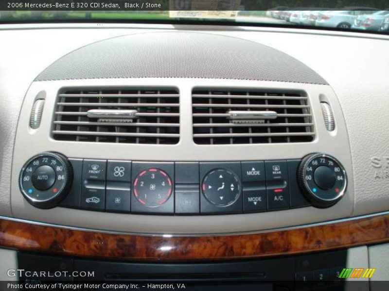 Black / Stone 2006 Mercedes-Benz E 320 CDI Sedan