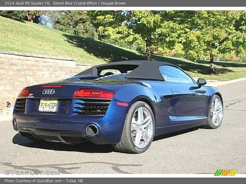  2014 R8 Spyder V8 Estoril Blue Crystal Effect