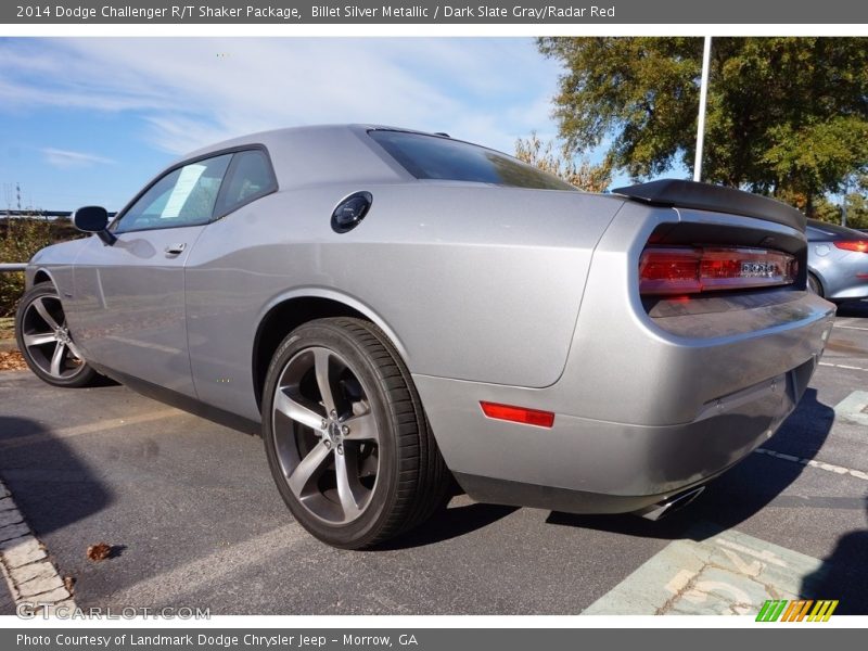 Billet Silver Metallic / Dark Slate Gray/Radar Red 2014 Dodge Challenger R/T Shaker Package