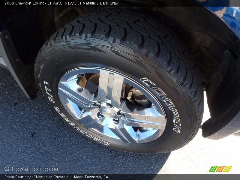 Navy Blue Metallic / Dark Gray 2008 Chevrolet Equinox LT AWD