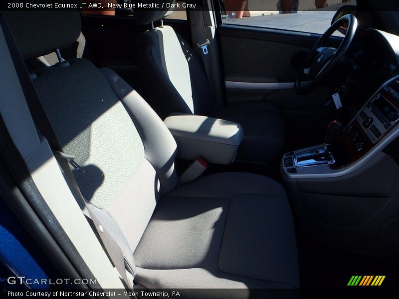 Navy Blue Metallic / Dark Gray 2008 Chevrolet Equinox LT AWD