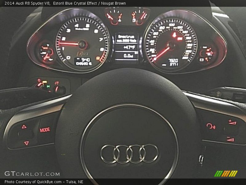  2014 R8 Spyder V8 Spyder V8 Gauges