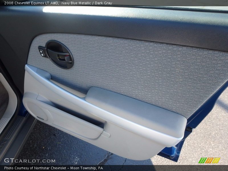 Navy Blue Metallic / Dark Gray 2008 Chevrolet Equinox LT AWD