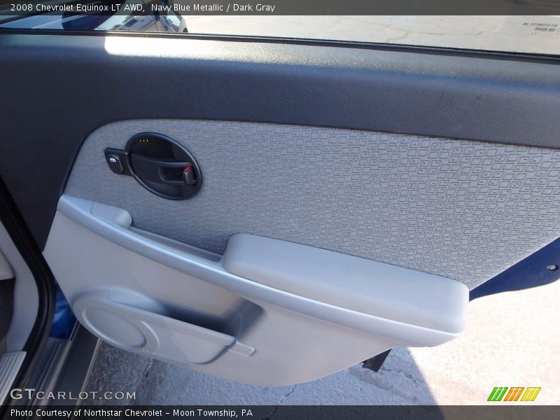 Navy Blue Metallic / Dark Gray 2008 Chevrolet Equinox LT AWD