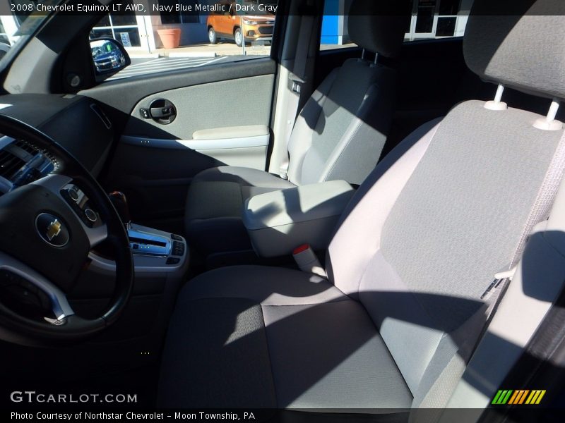 Navy Blue Metallic / Dark Gray 2008 Chevrolet Equinox LT AWD