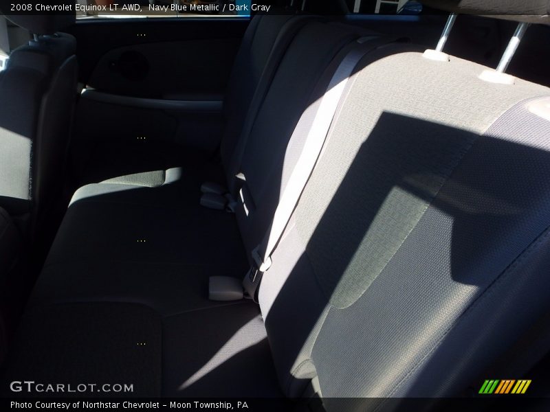 Navy Blue Metallic / Dark Gray 2008 Chevrolet Equinox LT AWD