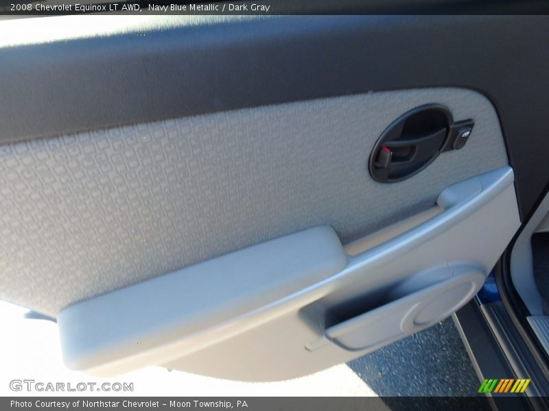Navy Blue Metallic / Dark Gray 2008 Chevrolet Equinox LT AWD