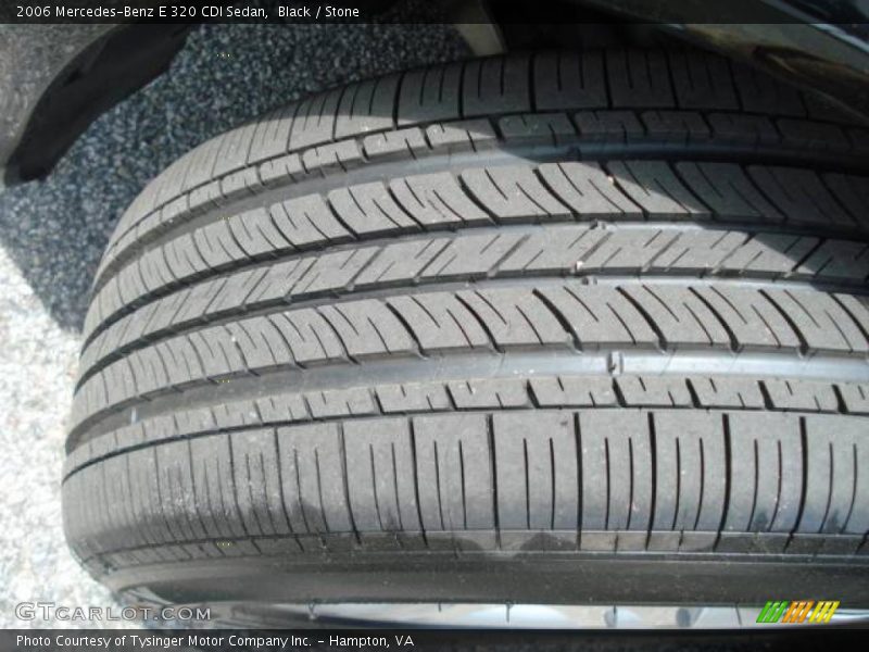 Black / Stone 2006 Mercedes-Benz E 320 CDI Sedan