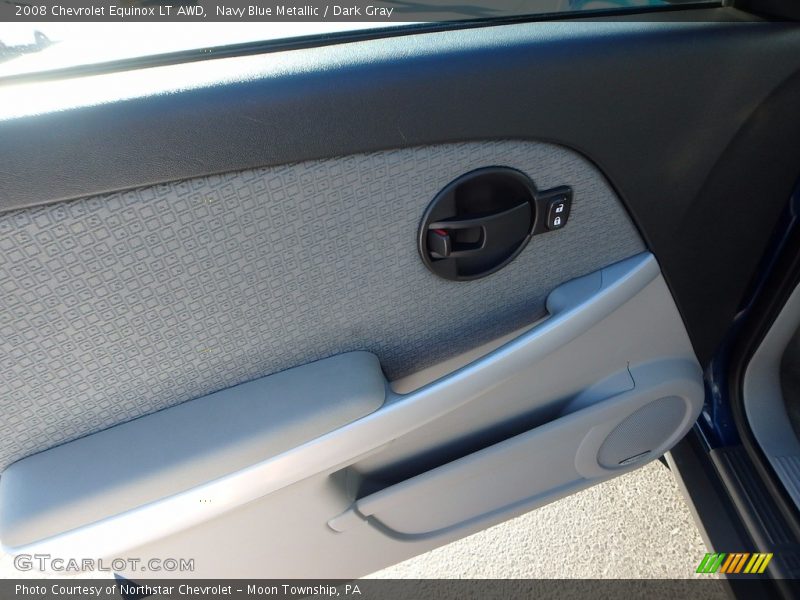 Navy Blue Metallic / Dark Gray 2008 Chevrolet Equinox LT AWD