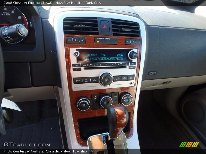 Navy Blue Metallic / Dark Gray 2008 Chevrolet Equinox LT AWD