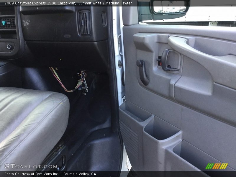 Summit White / Medium Pewter 2009 Chevrolet Express 1500 Cargo Van