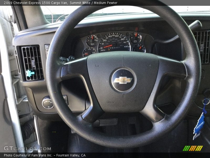 Summit White / Medium Pewter 2009 Chevrolet Express 1500 Cargo Van
