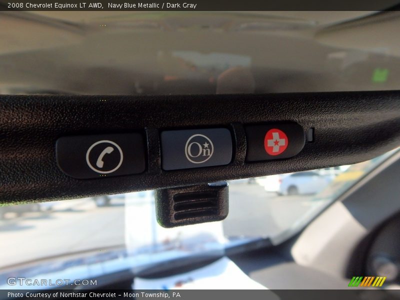 Navy Blue Metallic / Dark Gray 2008 Chevrolet Equinox LT AWD
