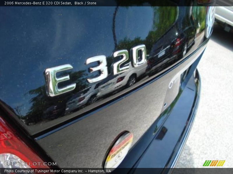 Black / Stone 2006 Mercedes-Benz E 320 CDI Sedan