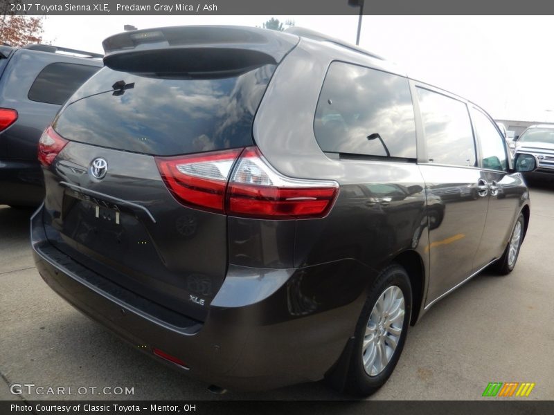 Predawn Gray Mica / Ash 2017 Toyota Sienna XLE