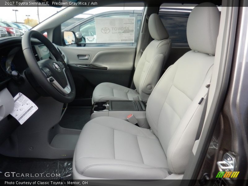 Predawn Gray Mica / Ash 2017 Toyota Sienna XLE