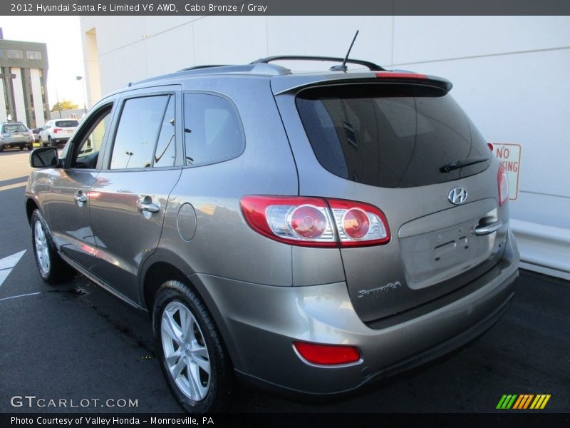 Cabo Bronze / Gray 2012 Hyundai Santa Fe Limited V6 AWD