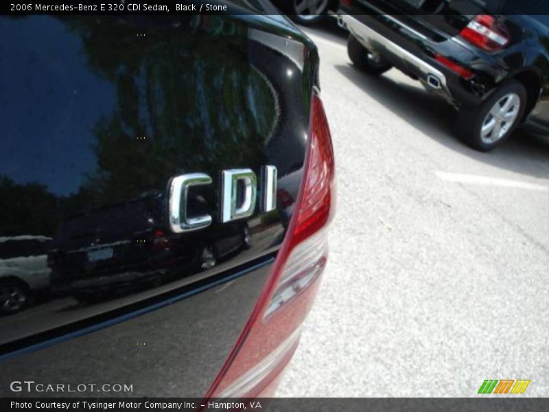 Black / Stone 2006 Mercedes-Benz E 320 CDI Sedan