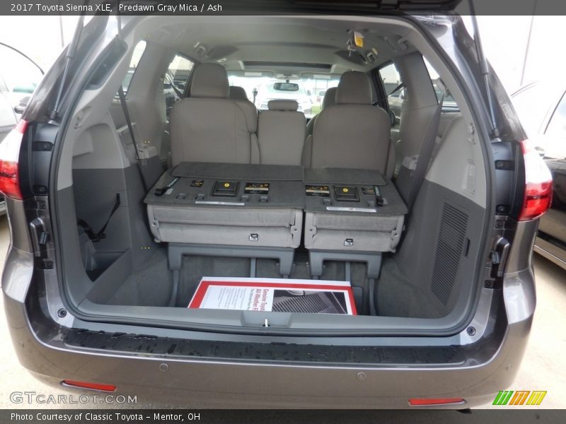 Predawn Gray Mica / Ash 2017 Toyota Sienna XLE