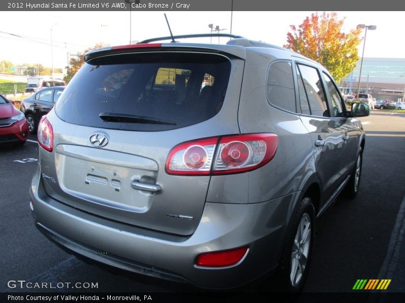 Cabo Bronze / Gray 2012 Hyundai Santa Fe Limited V6 AWD