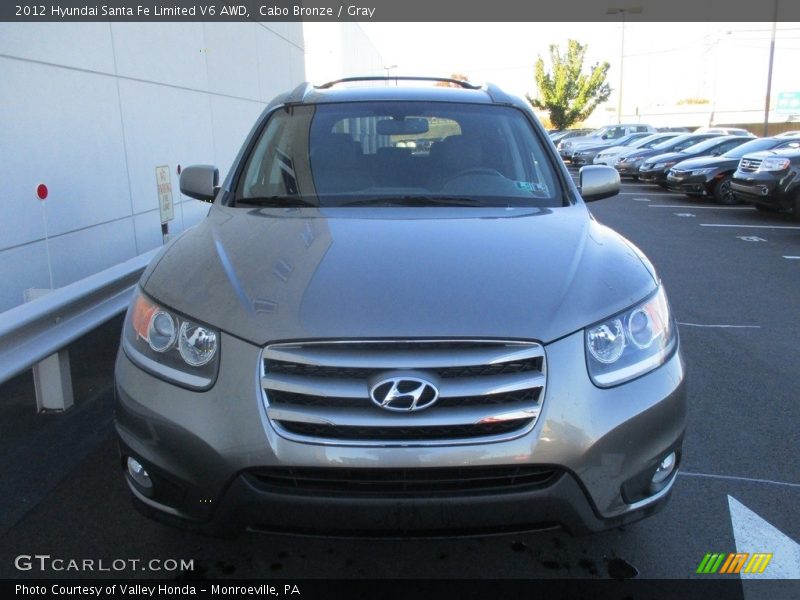 Cabo Bronze / Gray 2012 Hyundai Santa Fe Limited V6 AWD