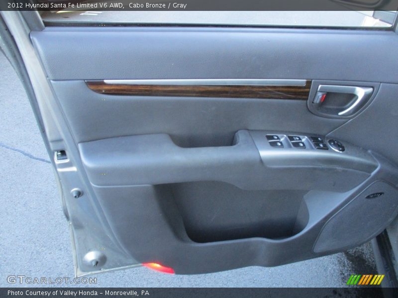 Cabo Bronze / Gray 2012 Hyundai Santa Fe Limited V6 AWD