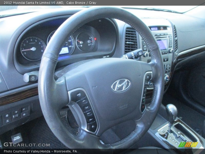 Cabo Bronze / Gray 2012 Hyundai Santa Fe Limited V6 AWD