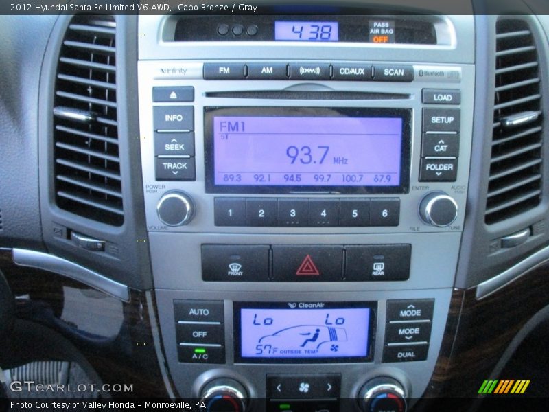 Cabo Bronze / Gray 2012 Hyundai Santa Fe Limited V6 AWD