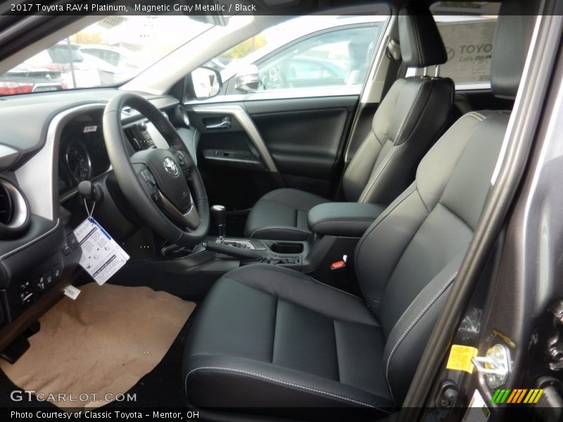 Magnetic Gray Metallic / Black 2017 Toyota RAV4 Platinum