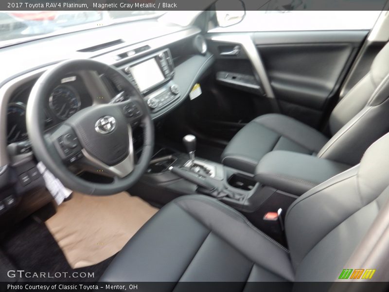 Magnetic Gray Metallic / Black 2017 Toyota RAV4 Platinum