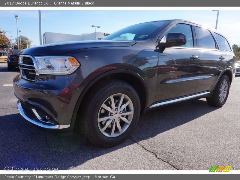 Granite Metallic / Black 2017 Dodge Durango SXT