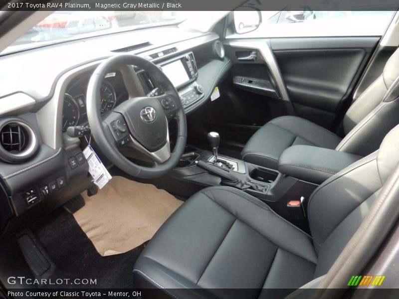 Magnetic Gray Metallic / Black 2017 Toyota RAV4 Platinum