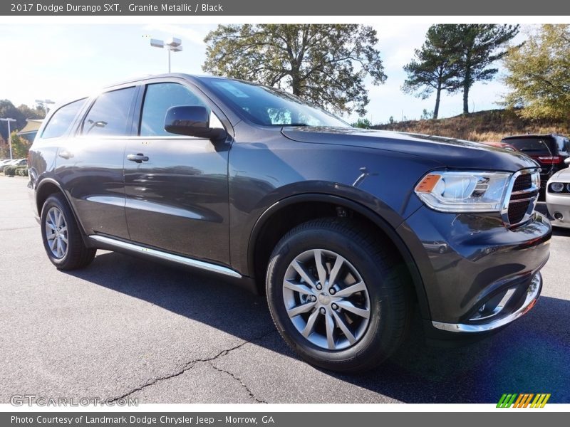Granite Metallic / Black 2017 Dodge Durango SXT