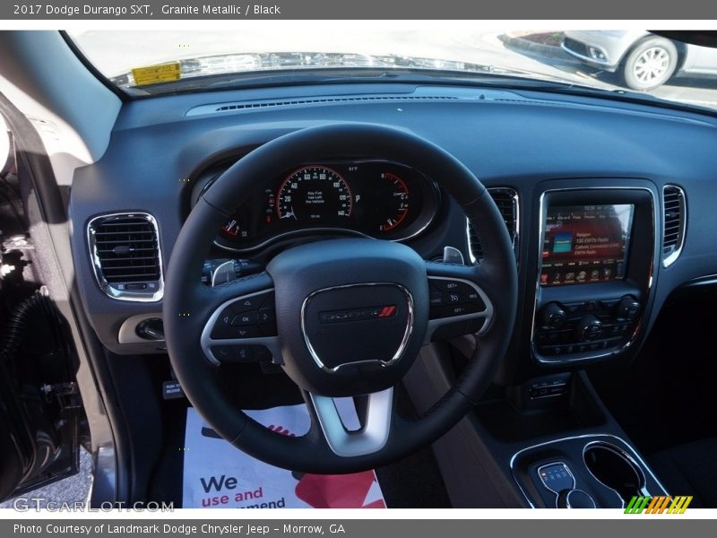 Granite Metallic / Black 2017 Dodge Durango SXT