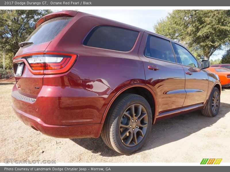 Octane Red Pearl / Black 2017 Dodge Durango GT