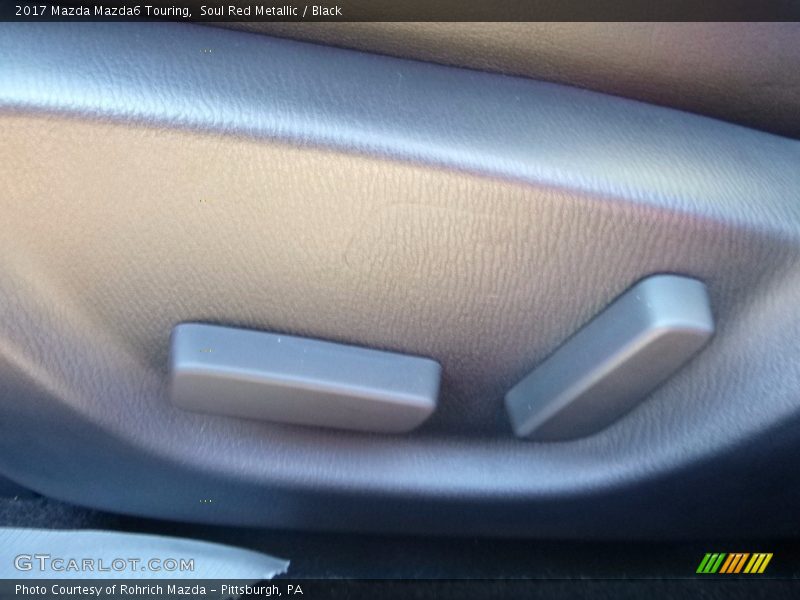Soul Red Metallic / Black 2017 Mazda Mazda6 Touring