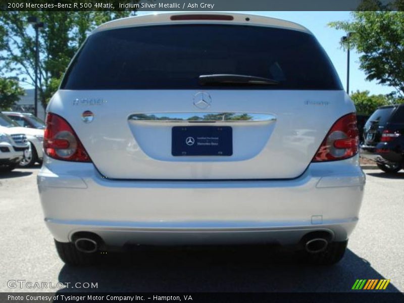 Iridium Silver Metallic / Ash Grey 2006 Mercedes-Benz R 500 4Matic