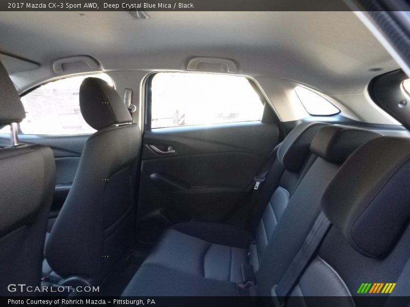 Deep Crystal Blue Mica / Black 2017 Mazda CX-3 Sport AWD