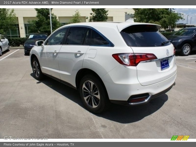 White Diamond Pearl / Parchment 2017 Acura RDX Advance AWD