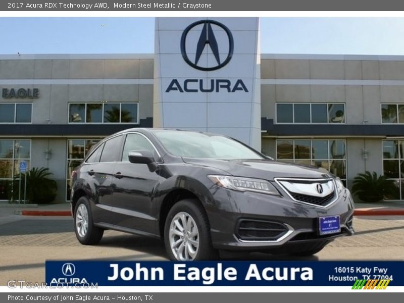 Modern Steel Metallic / Graystone 2017 Acura RDX Technology AWD