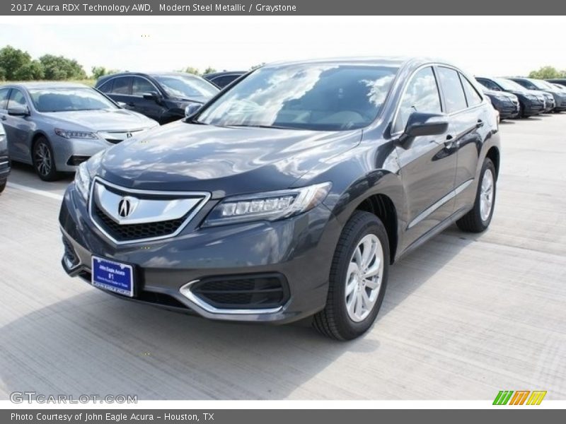 Modern Steel Metallic / Graystone 2017 Acura RDX Technology AWD