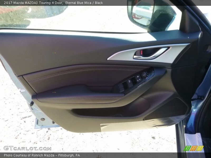 Eternal Blue Mica / Black 2017 Mazda MAZDA3 Touring 4 Door