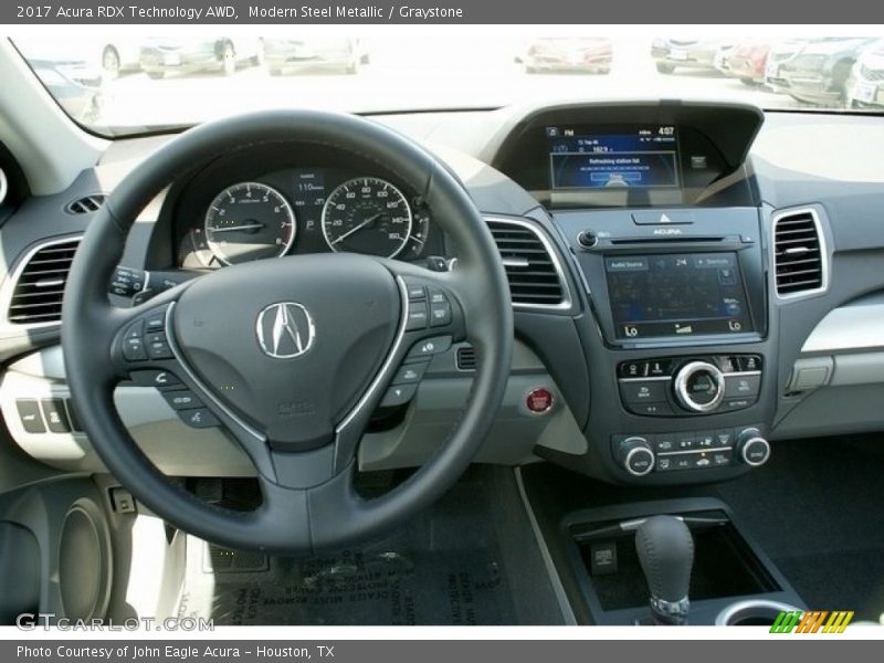 Modern Steel Metallic / Graystone 2017 Acura RDX Technology AWD