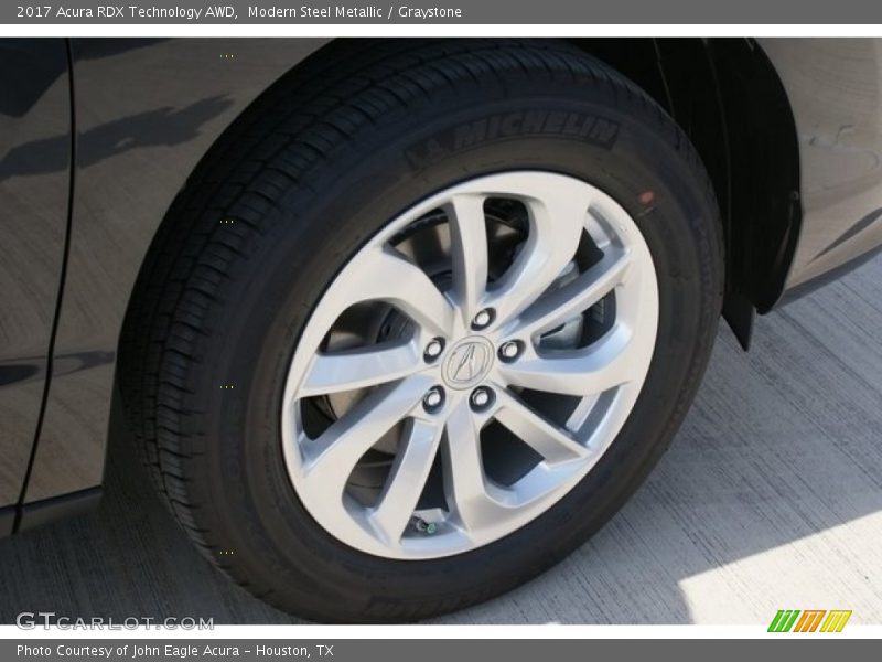 Modern Steel Metallic / Graystone 2017 Acura RDX Technology AWD