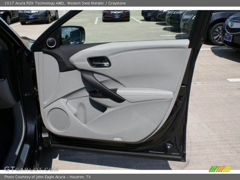 Modern Steel Metallic / Graystone 2017 Acura RDX Technology AWD