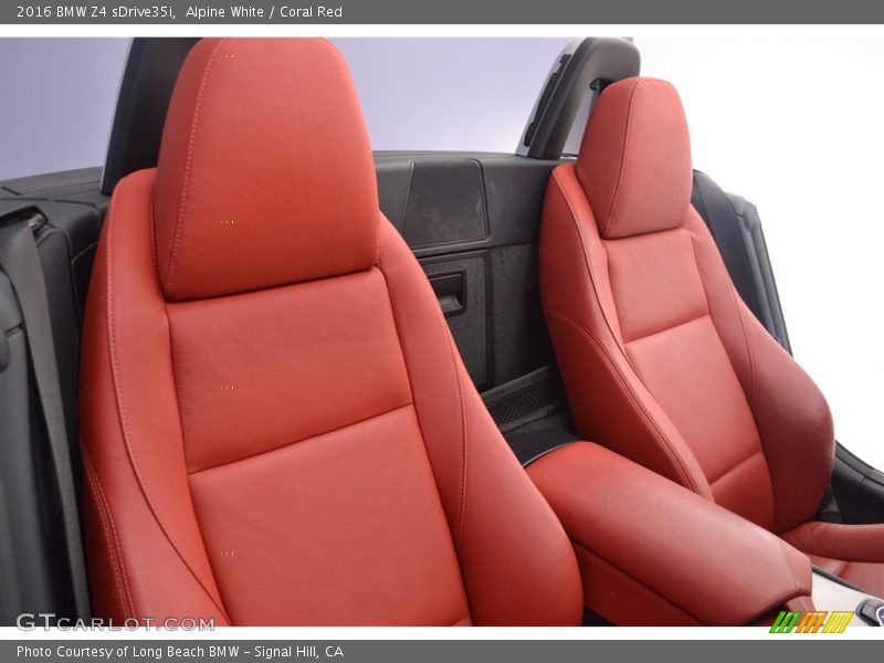 Alpine White / Coral Red 2016 BMW Z4 sDrive35i