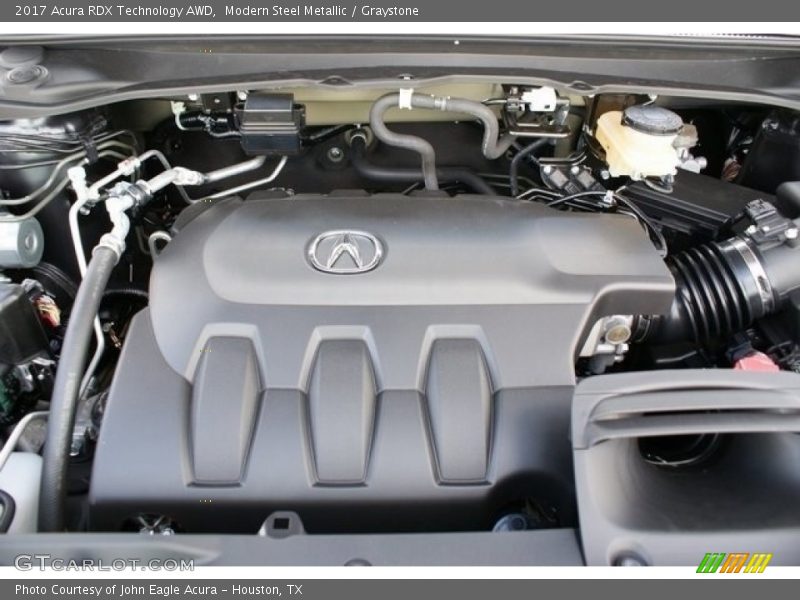 Modern Steel Metallic / Graystone 2017 Acura RDX Technology AWD