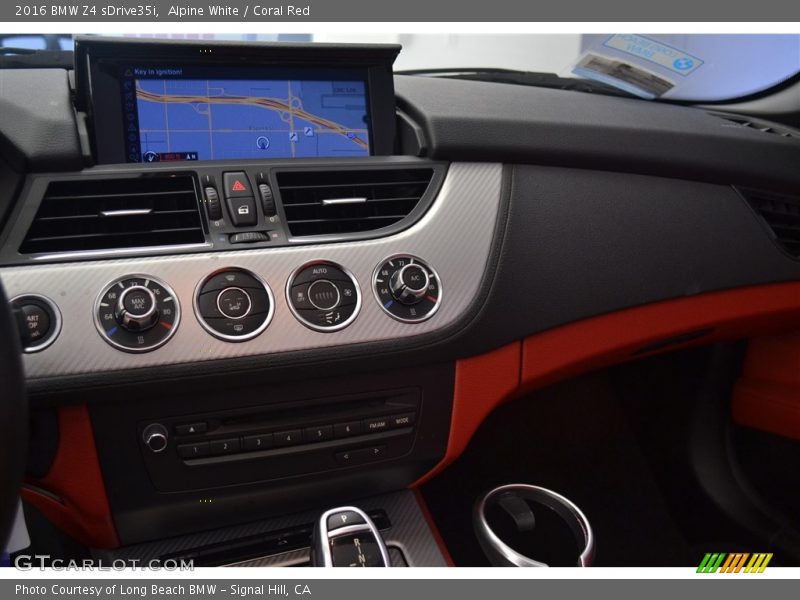Alpine White / Coral Red 2016 BMW Z4 sDrive35i