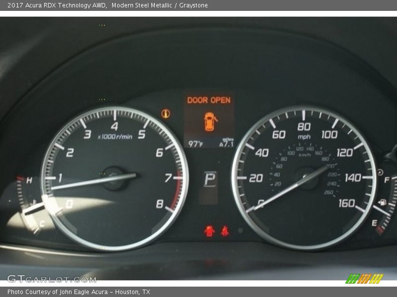 Modern Steel Metallic / Graystone 2017 Acura RDX Technology AWD