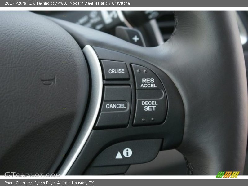 Modern Steel Metallic / Graystone 2017 Acura RDX Technology AWD